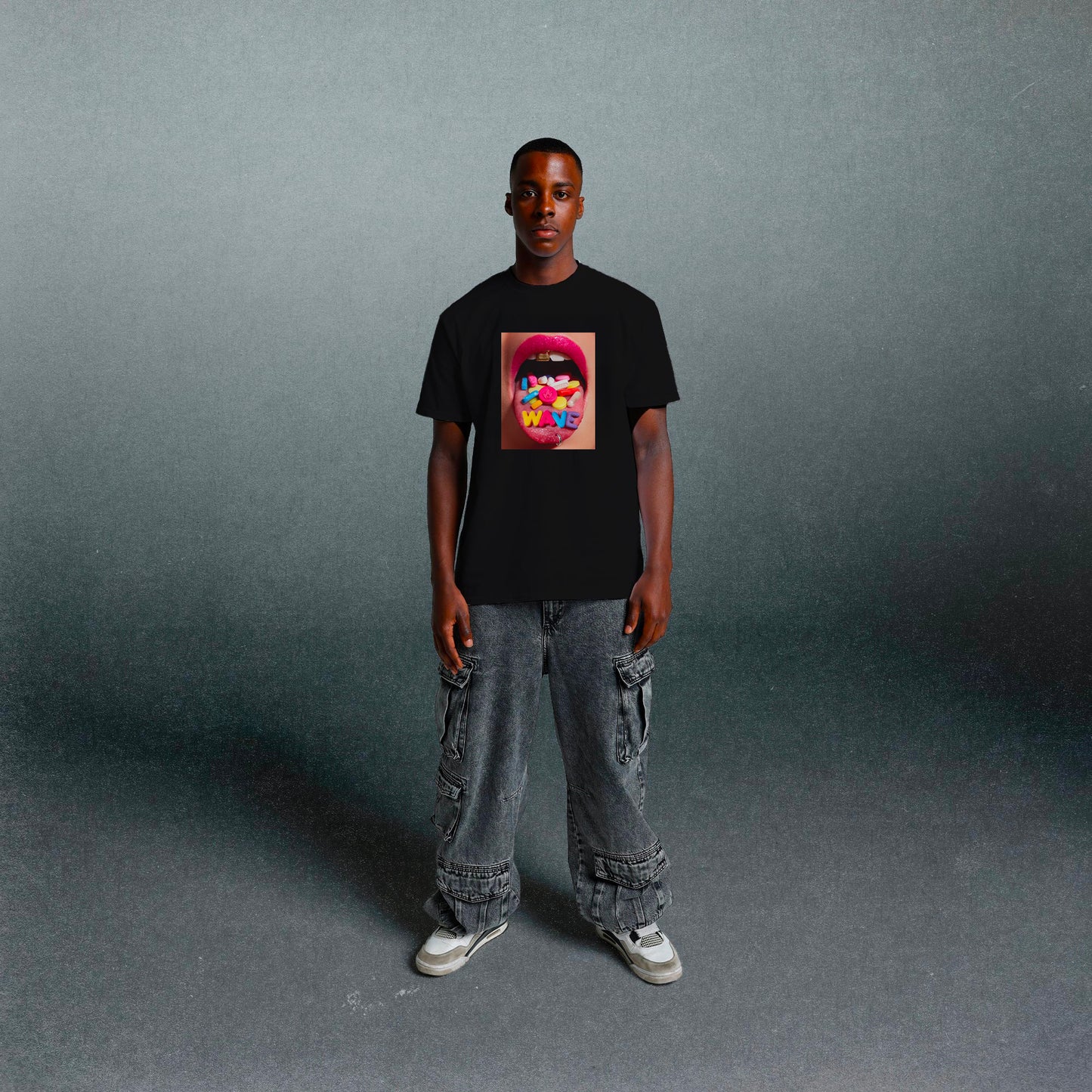 @V1ZZO "PSYWAVE" TEE