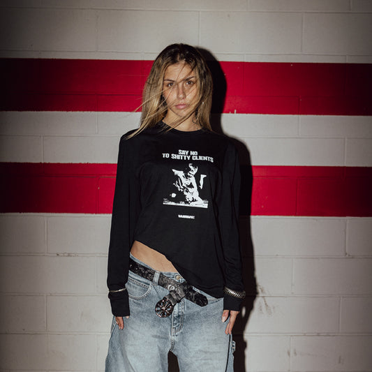 SAY NO TO SHITTY CLIENTS LONGSLEEVE